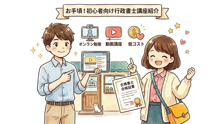 安い×おすすめ！初心者向け行政書士通信講座│安い×おすすめ！初心者
