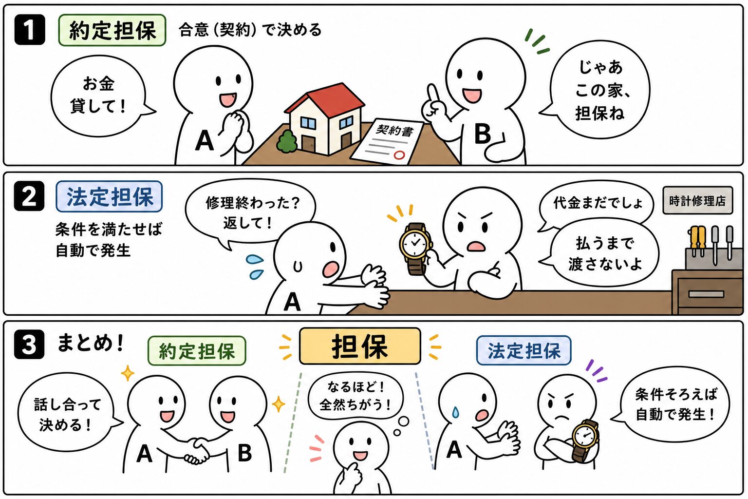 担保とは？日常用語・法律用語としての意味を確認します。