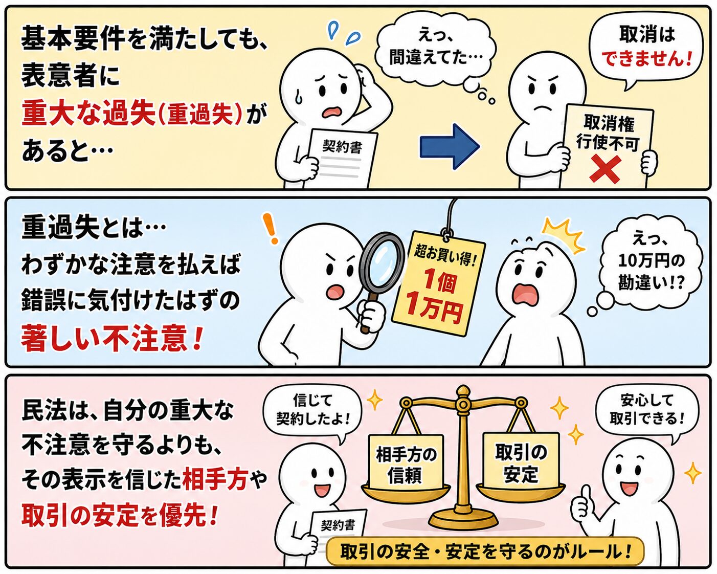 錯誤の要件 原則と例外(+その例外)という枠組みで整理すれば分かる│法律BLOG ローテキスト